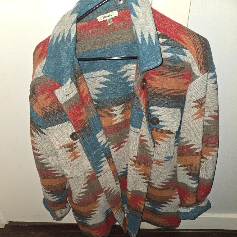 Aztec shacket